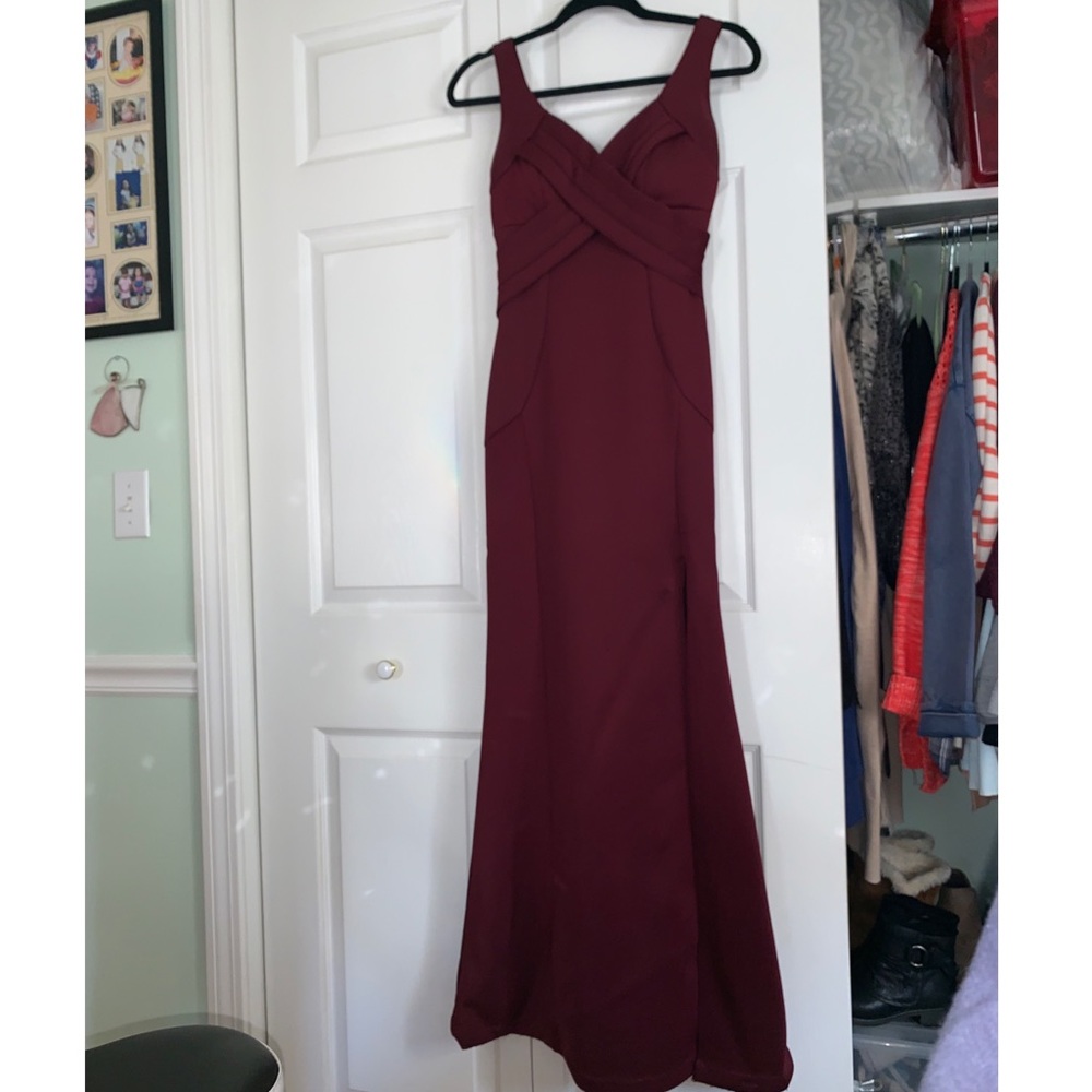 Maroon Dress